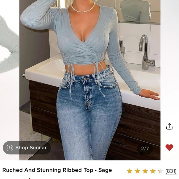 FASHION NOVA CUTE TOP - Picture 7 of 7